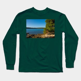 Medulin Coast in Istria, Croatia Long Sleeve T-Shirt